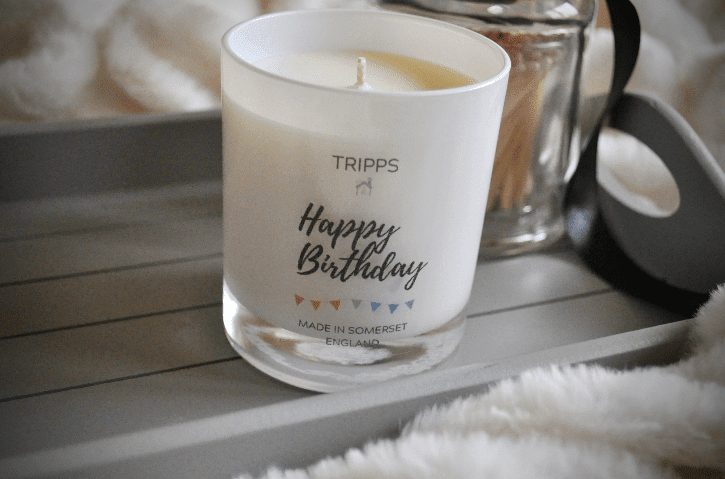 Happy Birthday Scented Candle